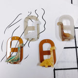 20pcs 46*38mm Hollow Out Geometry Dinosaur Resin Pendant