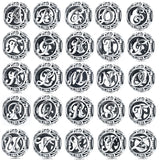 925 Sterling Silver A-Z Letter Charm Bracelets Bangles