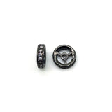 10mm CZ Spacer Beads for Necklaces Bracelet Making