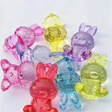 Acrylic Rabbit Necklace Pendant Charms Earring Toy DIY 50pcs