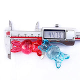 Acrylic Rabbit Necklace Pendant Charms Earring Toy DIY 50pcs