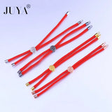 Life Tree Slider Bead Red String Woven Bracelet DIY Making