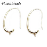 Nickel-Free Gold Plated Earrings Hooks 50pcs