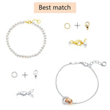 Jewelry Findings Kit w/ Jump Rings Lobster Clasps Hooks Pliers Tweezers