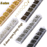 Jewelry Findings Kit w/ Jump Rings Lobster Clasps Hooks Pliers Tweezers