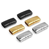 Leather Bracelet Clasp DIY Magnet Hook Rhodium Magnetic Clasp 15*3mm
