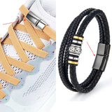 Leather Bracelet Clasp DIY Magnet Hook Rhodium Magnetic Clasp 15*3mm