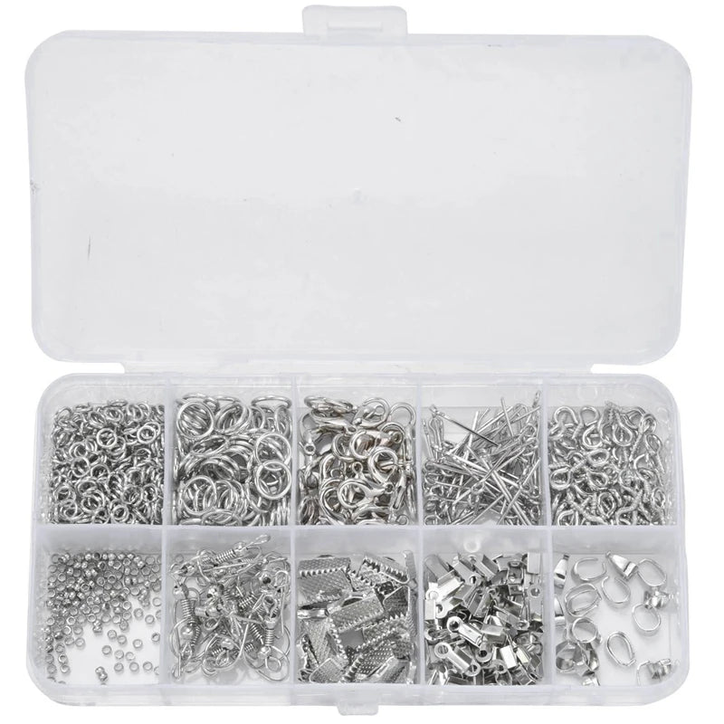 Jewelry Findings Set Pliers Silver Beading Repair Tools Kit