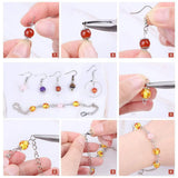 Jewelry Findings Set Lobster Clasp Open Jump Rings Earring Hooks Repair Tools