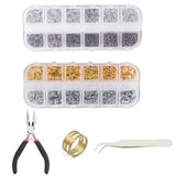 DIY Jewelry Findings Tool Set w/ Jump Rings/Lobster Clasp/Plie...