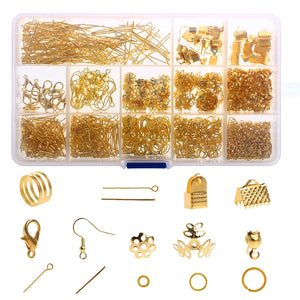 Jewelry Findings Tools Kit Lobster Clasp Earring Hook Repair Tools