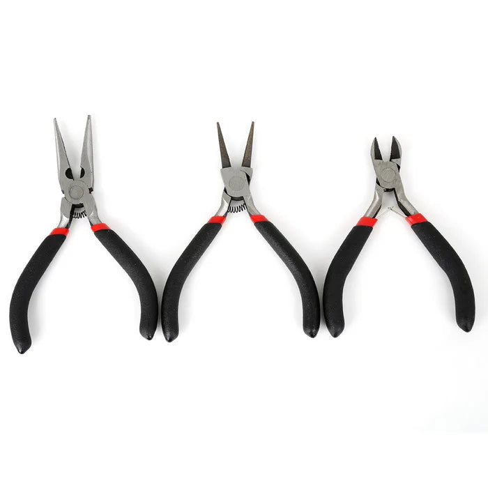 Jewelry Making Set Flat Nose Pliers Beading Needles Kit DIY Tools