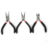 Jewelry Making Set Flat Nose Pliers Beading Needles Kit DIY Tools