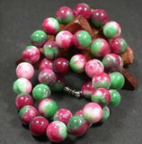 Chinese Red Bead Necklace 10mm 17 inches