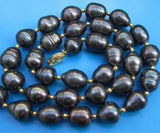 Large Pearl Drop Necklace 18''