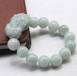 Dance of Love Jadeite Pixiu Bracelet for Ladies