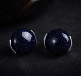 Silver Jade Art Style Marcasite Earrings for Women