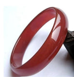 Natural Red Jewe Bangle Bracelet