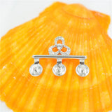 Freshwater Pearl Necklace S925 Sterling Silver Pendant Mountings