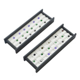 Jewelry Gem Stone Display Holder Loose Diamond Storage Case V Groove Jar