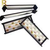 V Groove Gemstone Display Holder Case - Leather