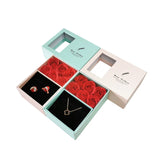 Rose Cardboard Jewelry Box for Women