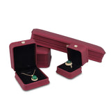 Pink Earring Storage Box Necklace Holder Wedding Jewelry Organiz