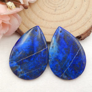 Wholesale Lapis Lazuli Nugget Earring Beads Pair