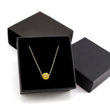 Jewelry Display Box with Flannel Bag Pendant Necklace Bracelet Organizer