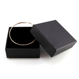 Jewelry Display Box with Flannel Bag Pendant Necklace Bracelet Organizer