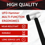 Mini Jewelry Hammer with 4 Interchangeable Heads for DIY Crafts