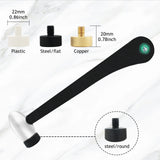 Mini Jewelry Hammer with 4 Interchangeable Heads for DIY Crafts