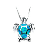 Sea Turtle Charm Pendant Sea Glass Necklace DIY Findings