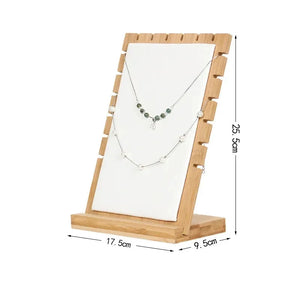 Wooden Jewelry Hanger Stand Necklace Bracelet Organizer
