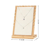 Wooden Jewelry Hanger Stand Necklace Bracelet Organizer