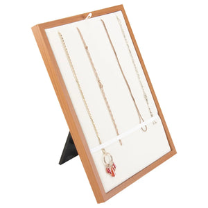 Decorative Wooden Jewelry Holder for Necklaces Earrings Girls