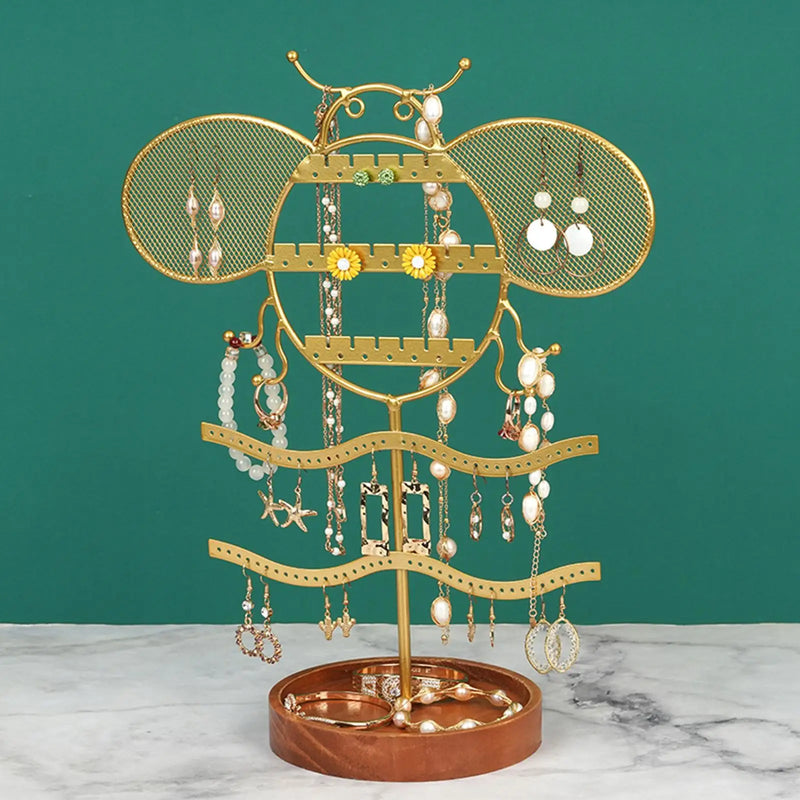 Metal Jewelry Holder Stand for Bracelet Necklace Earrings