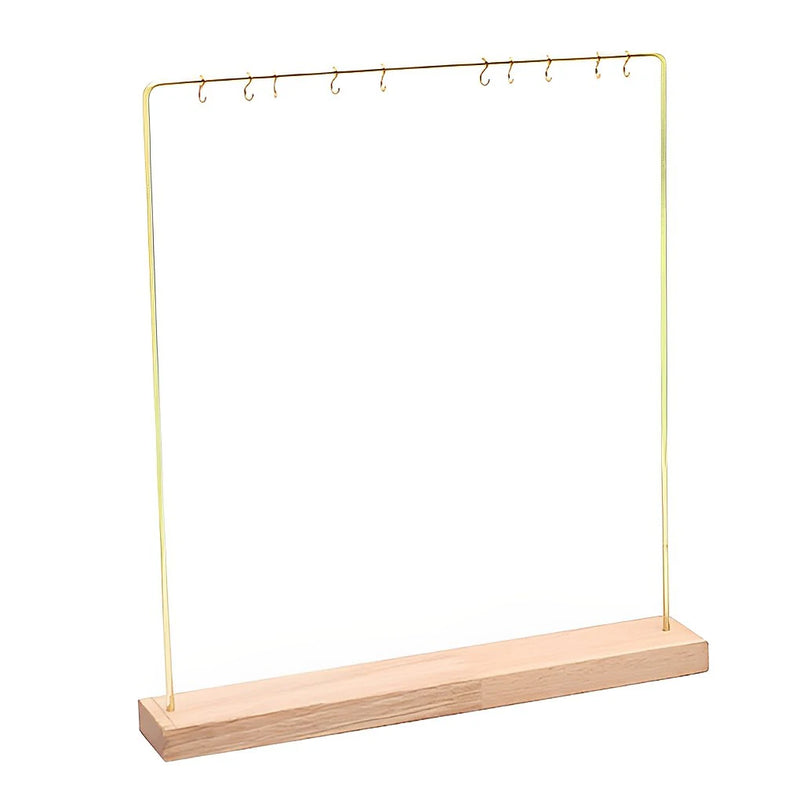 Wooden Jewelry Holder Stand Necklace Display Storage Rack