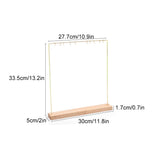 Wooden Jewelry Holder Stand Necklace Display Storage Rack