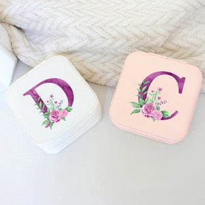 Custom Initial Letter Travel Case Bridesmaid Gift