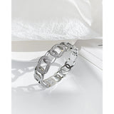 Zircon Titanium Steel Bangle for Women