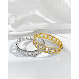 Zircon Titanium Steel Bangle for Women