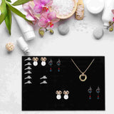 Jewelry Display Tray Pad Holder Organizer Sponge Box