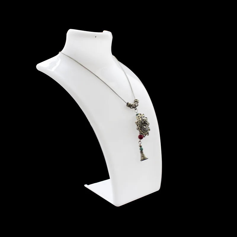 Acrylic Plastic Necklace Earrings Showcase