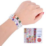 Jewelry Making Kit with Spacer Beads Letters for Bracelet
