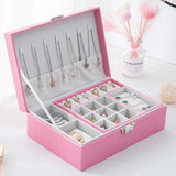 Patterned Jewelry Box Multifunction Makeup Storage Beauty Travel Box