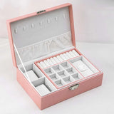 Patterned Jewelry Box Multifunction Makeup Storage Beauty Travel Box