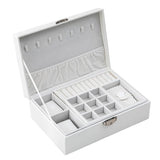 Patterned Jewelry Box Multifunction Makeup Storage Beauty Travel Box