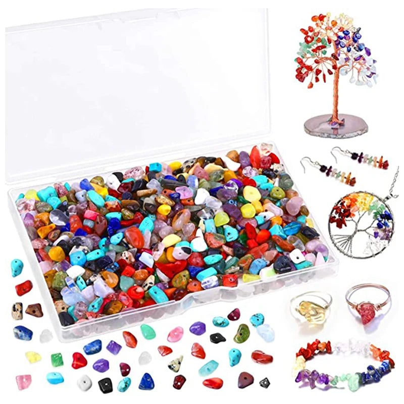 Gemstone Jewelry Making Kit - Pendants, Earrings, Bracelets
