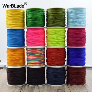 Cotton Nylon Cord String DIY Tassels Beading Bracelet
